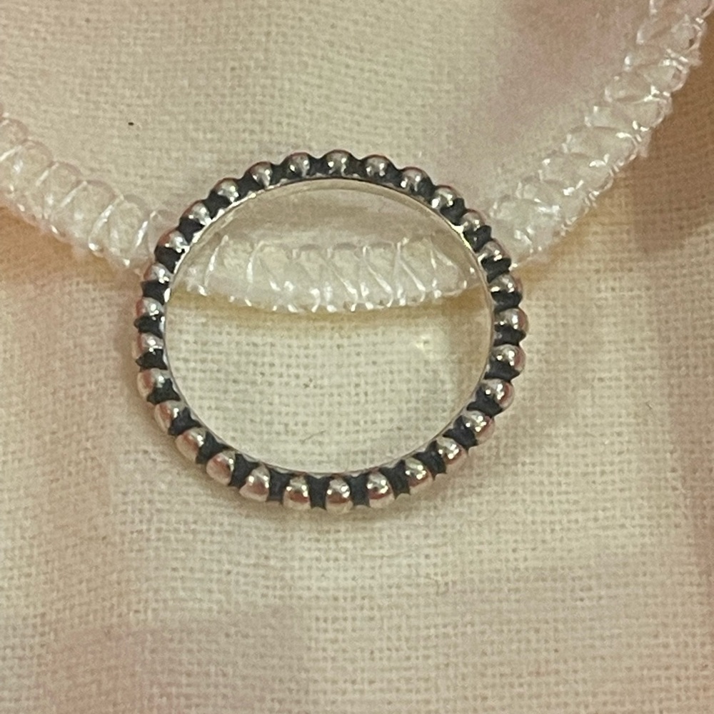 James Avery Silver Beaded Ring - image 2